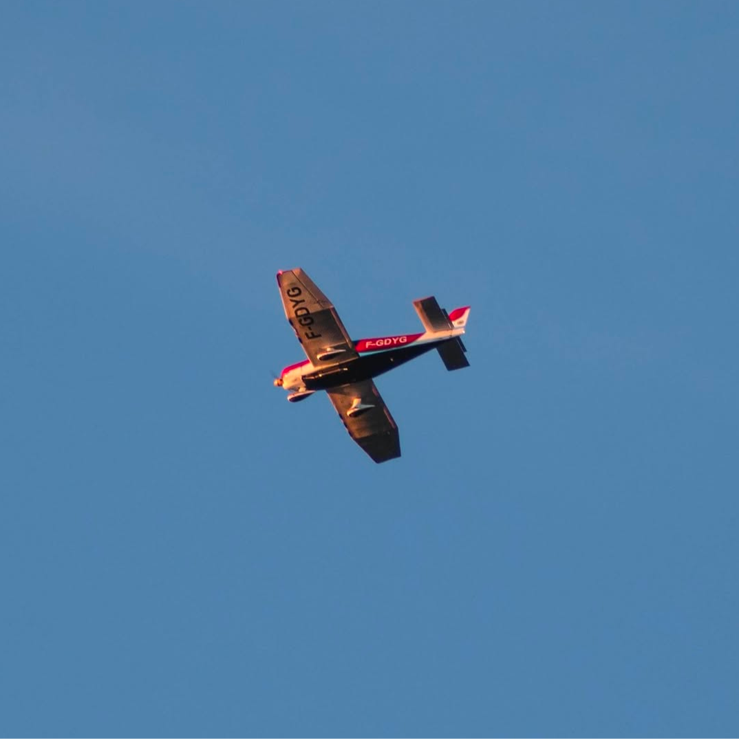 A plane taken in France by Jules Pouvreaux